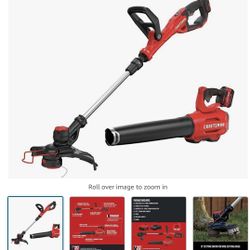 Craftsman Cordless Weed Eater And Leaf Blower Combo for Sale