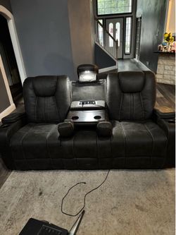 Couch and love seat
