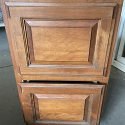 Solid Wood File Cabinet