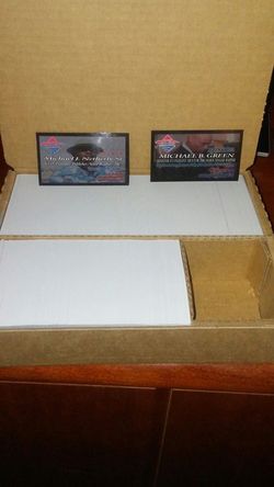 Business cards, fliers, stickers, tickets etc