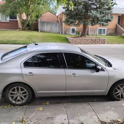 2012 Silver Ford Fusion Sel For Sale