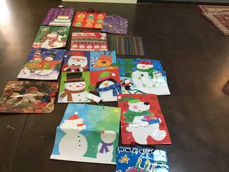 Various gift bags and gift boxes