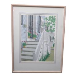 Margaret Babbitt “Main Street” – Limited Edition Serigraph Print (Signed & Framed)