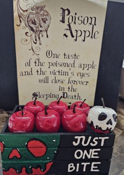 Poison Apple Crate. Just One Bite