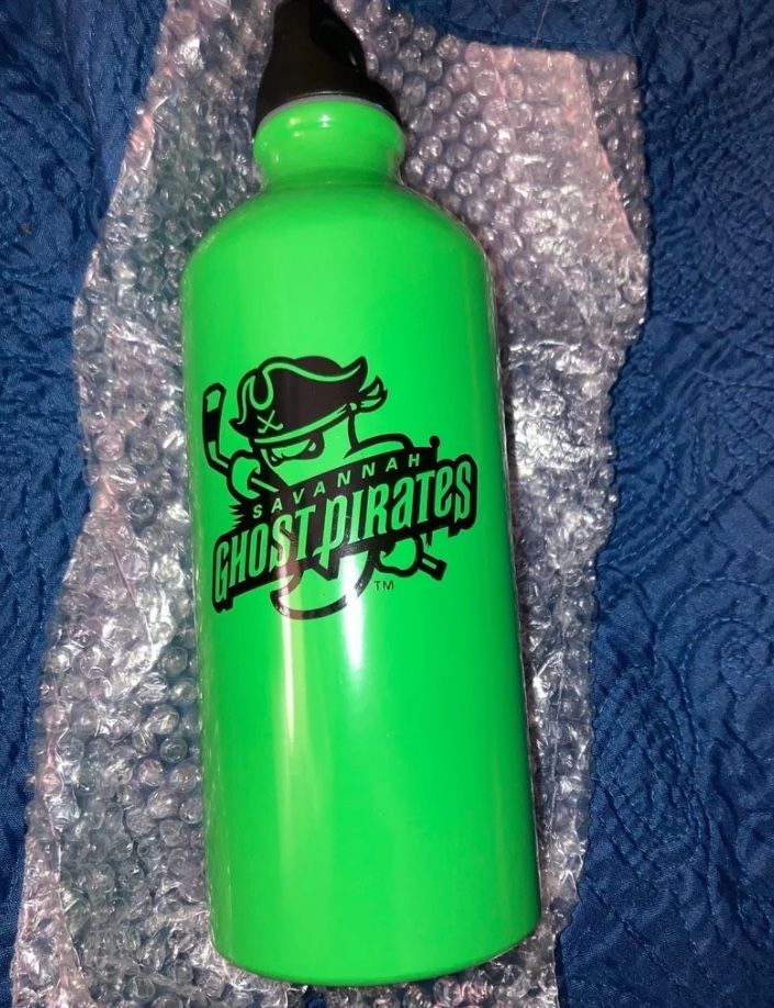 SAVANNAH GHOST PIRATES Hockey Team Inaugural Year Water Bottle NEW