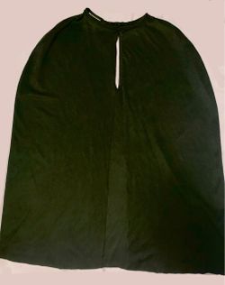ALL Black Cape - one size - Halloween Cape