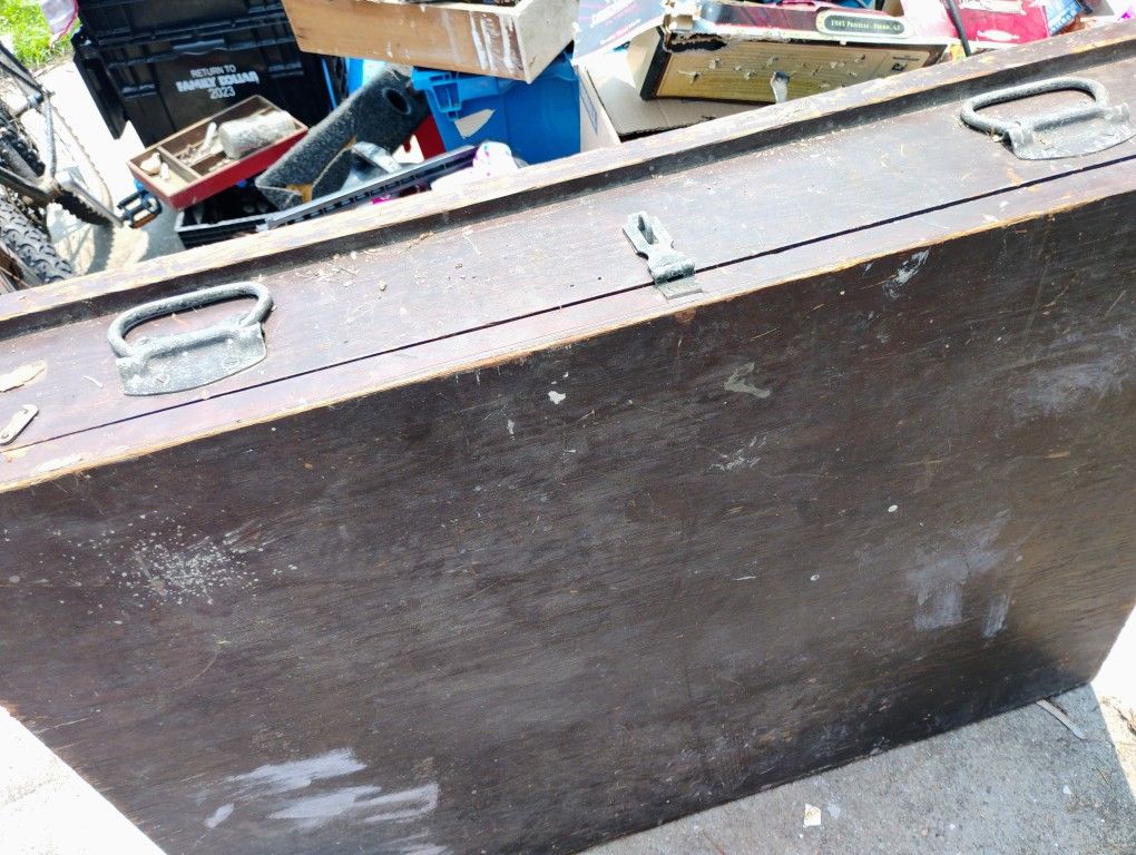 A Big Wooden (Military?) Box
