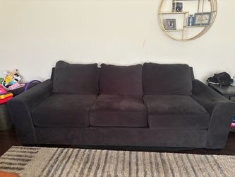 Dark gray couch