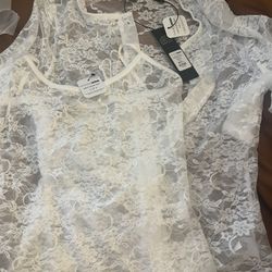 Cardigan 2 Piece Lace Set L