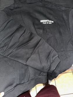 Brand new ESSENTIALS sweaters and sweatpants.