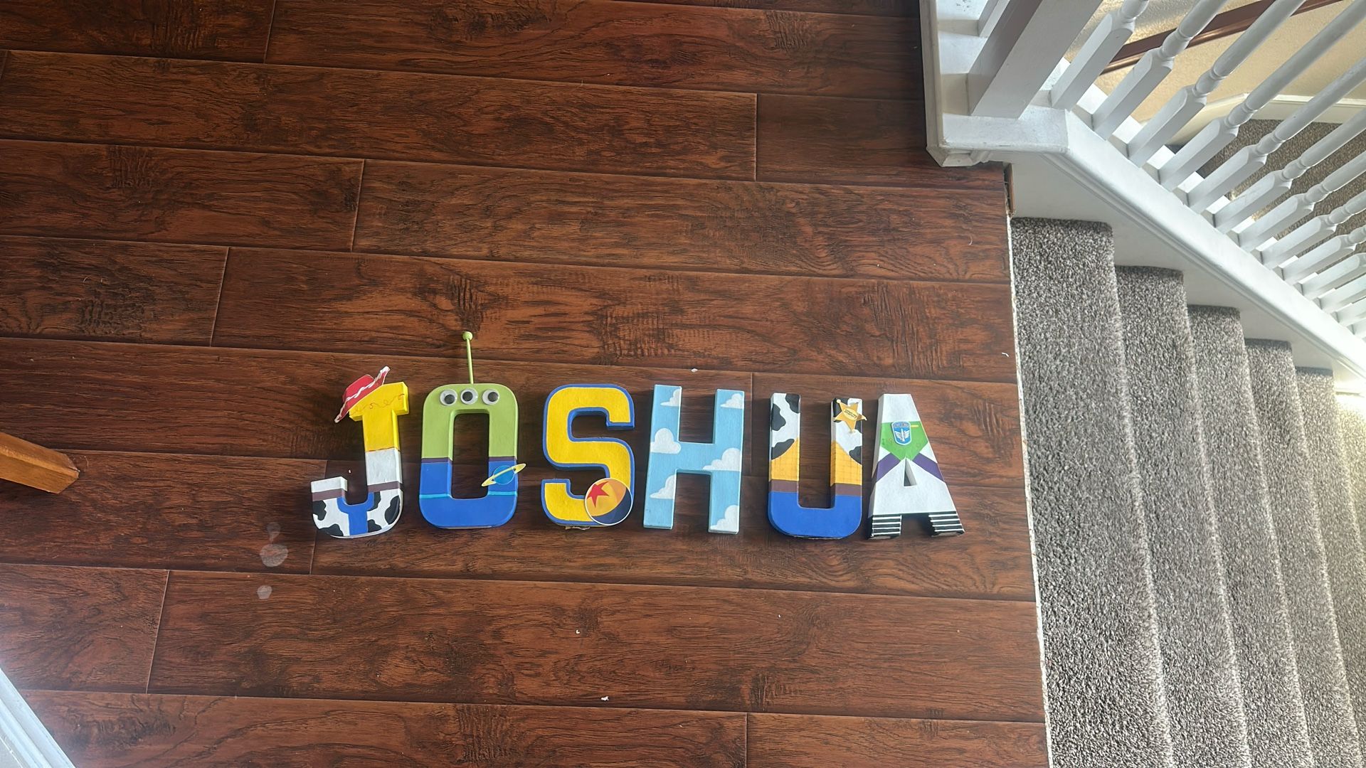 Joshua - Painted Letters Toy Story