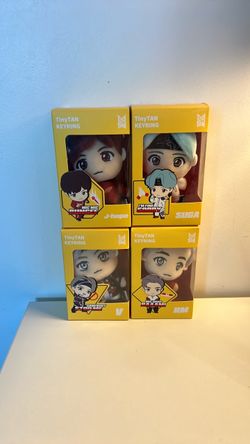 BTS TinyTAN Keyring Plush Set of 4