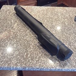 Leather cue stick case
