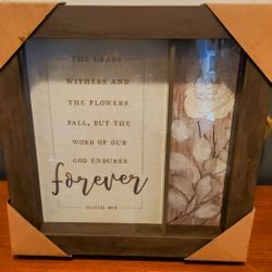 Forever, Isaiah 40.8 Shadowbox