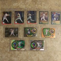 LA Dodgers 1998 UD3 5x, Topps Finest 3x, Topps Chrome 2x Baseball Cards