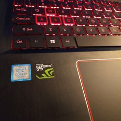 Acer 16 Inch Gaming Laptop Intel Core i7-7700HQ 16 GB RAM 256 GB SSD 1080P IPS 144Hz LCD Nvidia GTX 1060 6 GB GPU Webcam HDMI Wi-Fi Bluetooth Win 10 