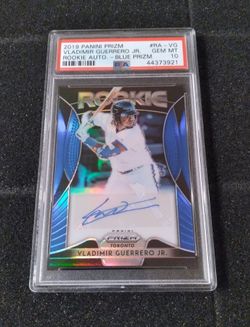 2019 Panini Prizm Vladimir Guerrero JR. Autograph Rookie Card PSA 10
