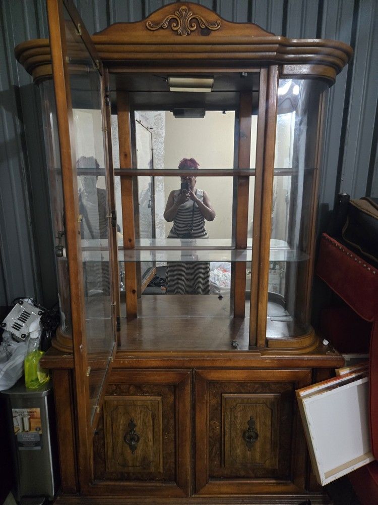 China Cabinet Hutch 
