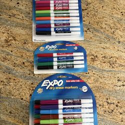 EXPO Dry Erase Markers – NEW (ALL Packs Included)