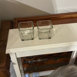 Free - 2 Small Square Glass Dishes