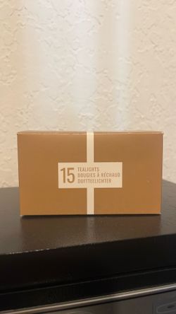 Box of Partylite tealight candles