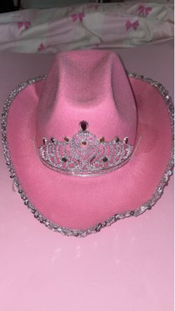 Pink cowgirl hat💝👑