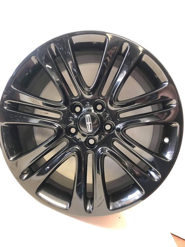 18" LINCOLN MKZ GLOSS BLACK WHEELS RIMS FACTORY OEM 3952 SET Set of 4