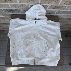 Loaded society small rhinestone hoodie