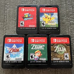 Super Mario Zelda Tears Of The Kingdom Pokemon Pikachu Nintendo Switch