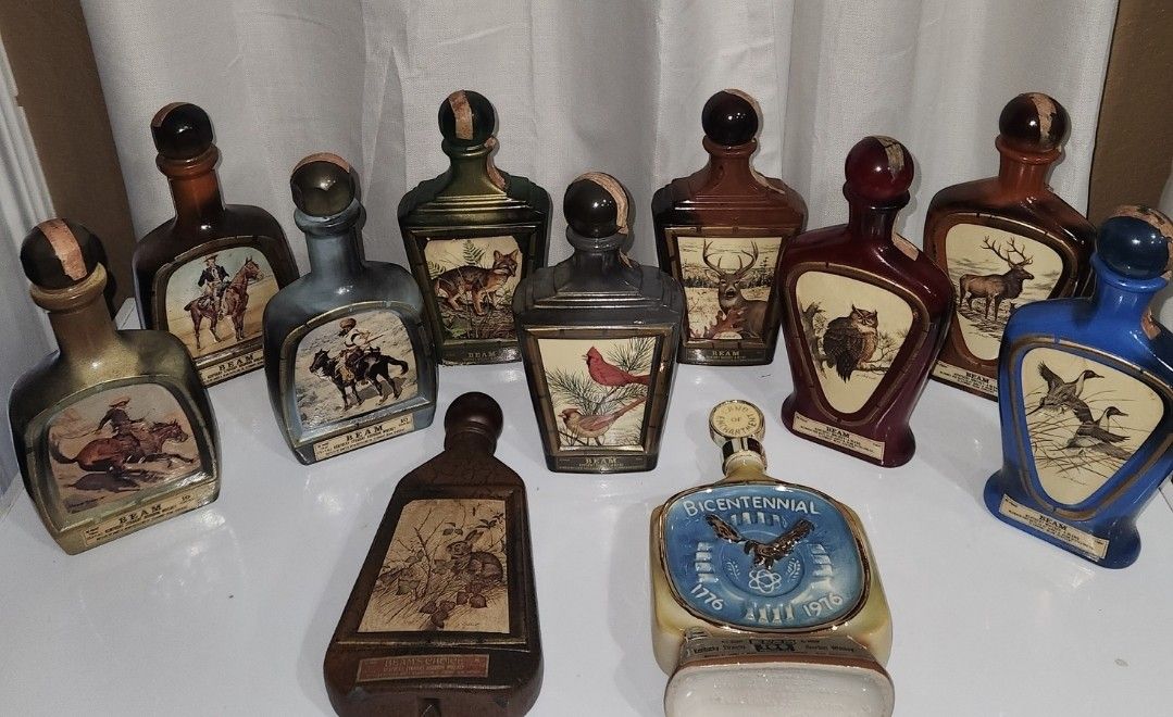 VINTAGE JIM BEAM DECANTERS