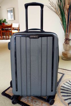 Samsonite hard shell carry-on suitcase, $30