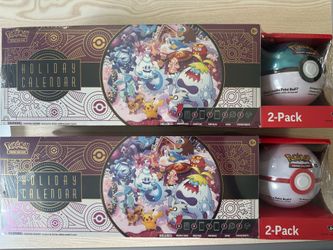 Pokemon 2025 Holiday Advent Calendar Costco Exclusive 2-pack
