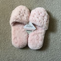 NEW Pudus Audrey Pearl Memory Foam Slipper