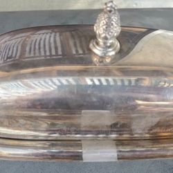 Vintage Silver Butter Holder