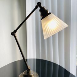 Vintage Art Deco Brass Lamp