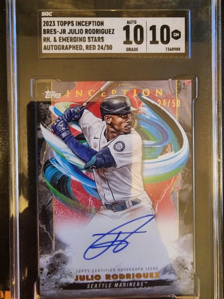 2023 Topps Inception Signed Julio Rpdriguez