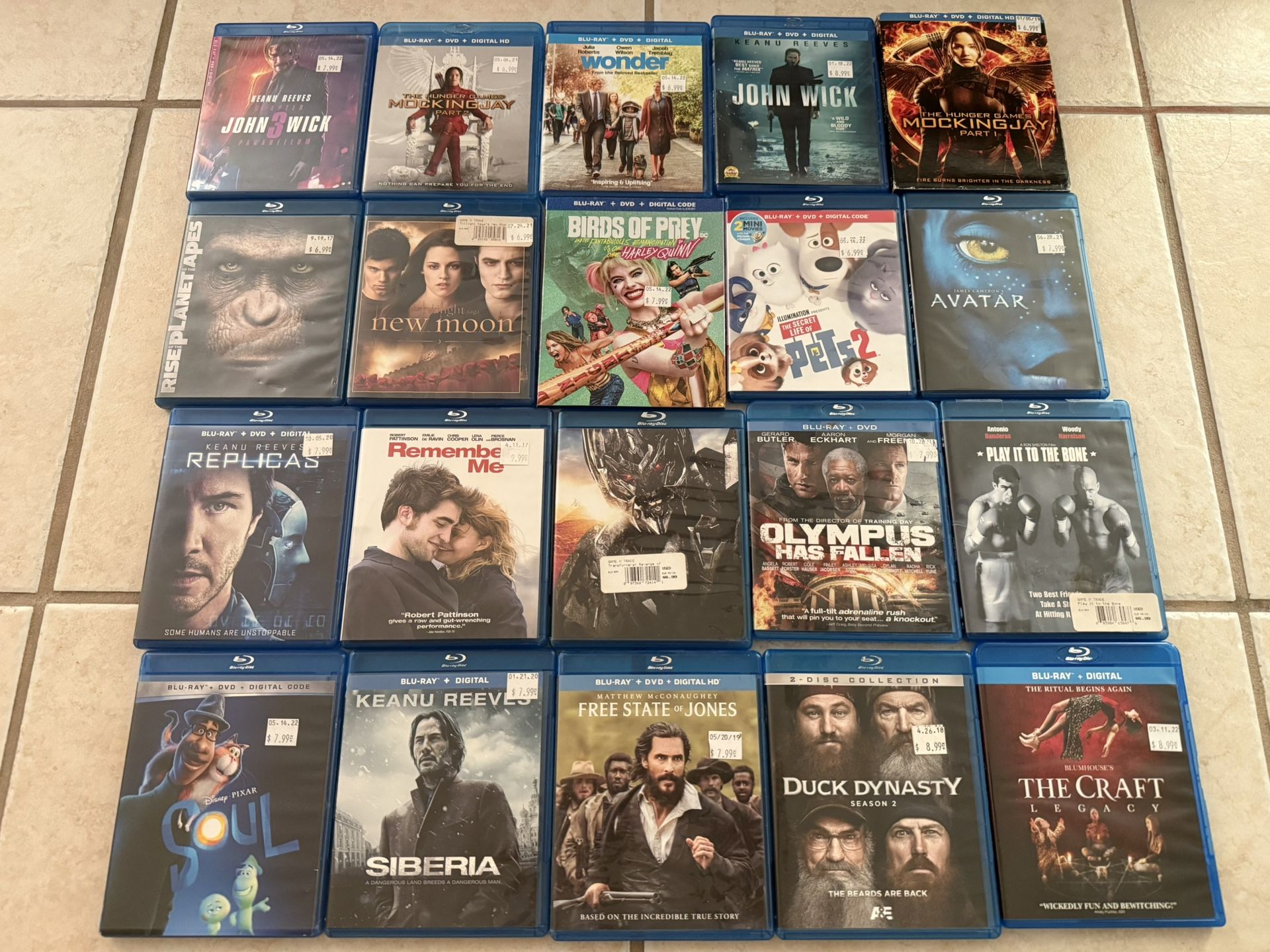 Lot Of 20 Blu-Ray Movie