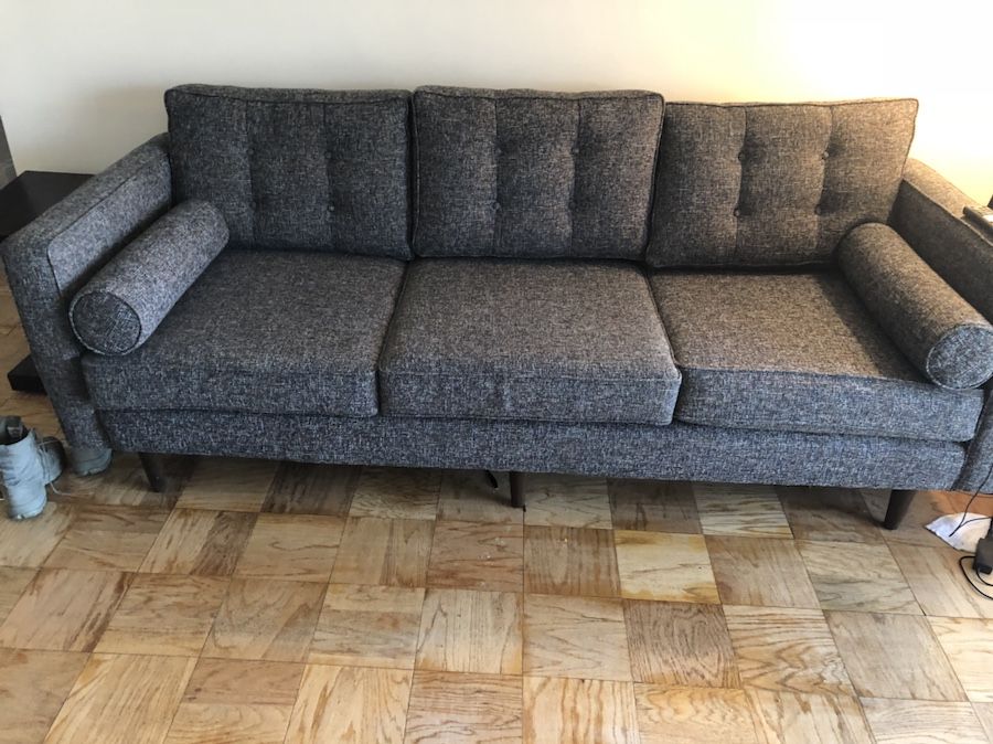 Hand crafted contemporary sofa and chair
