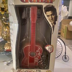 Elvis Presley Electric Magic Toy Guitar Plays All Time Hits Heartbreak Hotel/NIB