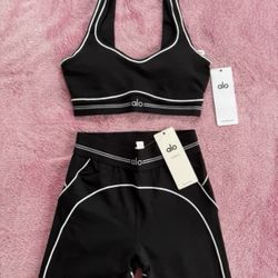Black Womens Alo Set