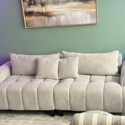 91'' Large  Loveseat Sofa Couch with Cushions for Living Room