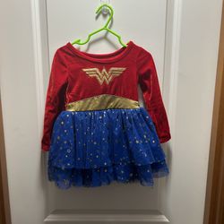 Girl’s wonder woman costume, toddler, size 18-24 months