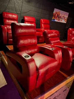 Reclining movie theater chairs