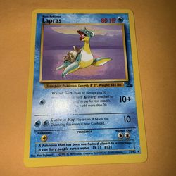 LAPRAS 25/62 FOSSIL POKEMON (NON-HOLO RARE