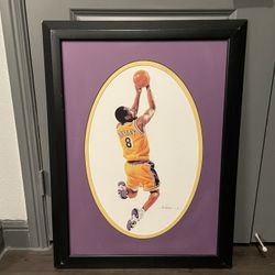 Kobe Bryant Vintage Poster