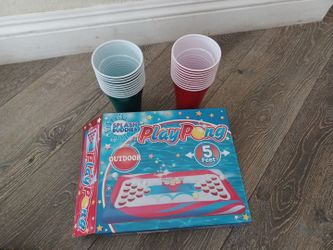 Water pong for the pool