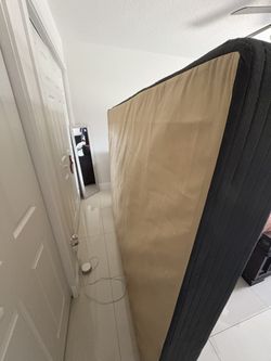 Queen Bed Frame w/ Box Spring and Foundation