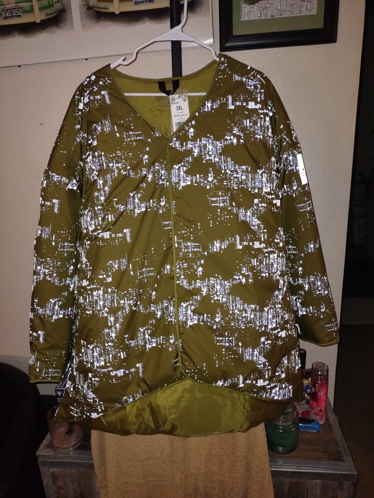 New Adidas Button Down winter jacket
