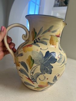 Large Ceramic Pitcher