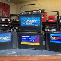 Marine (boat) Batteries